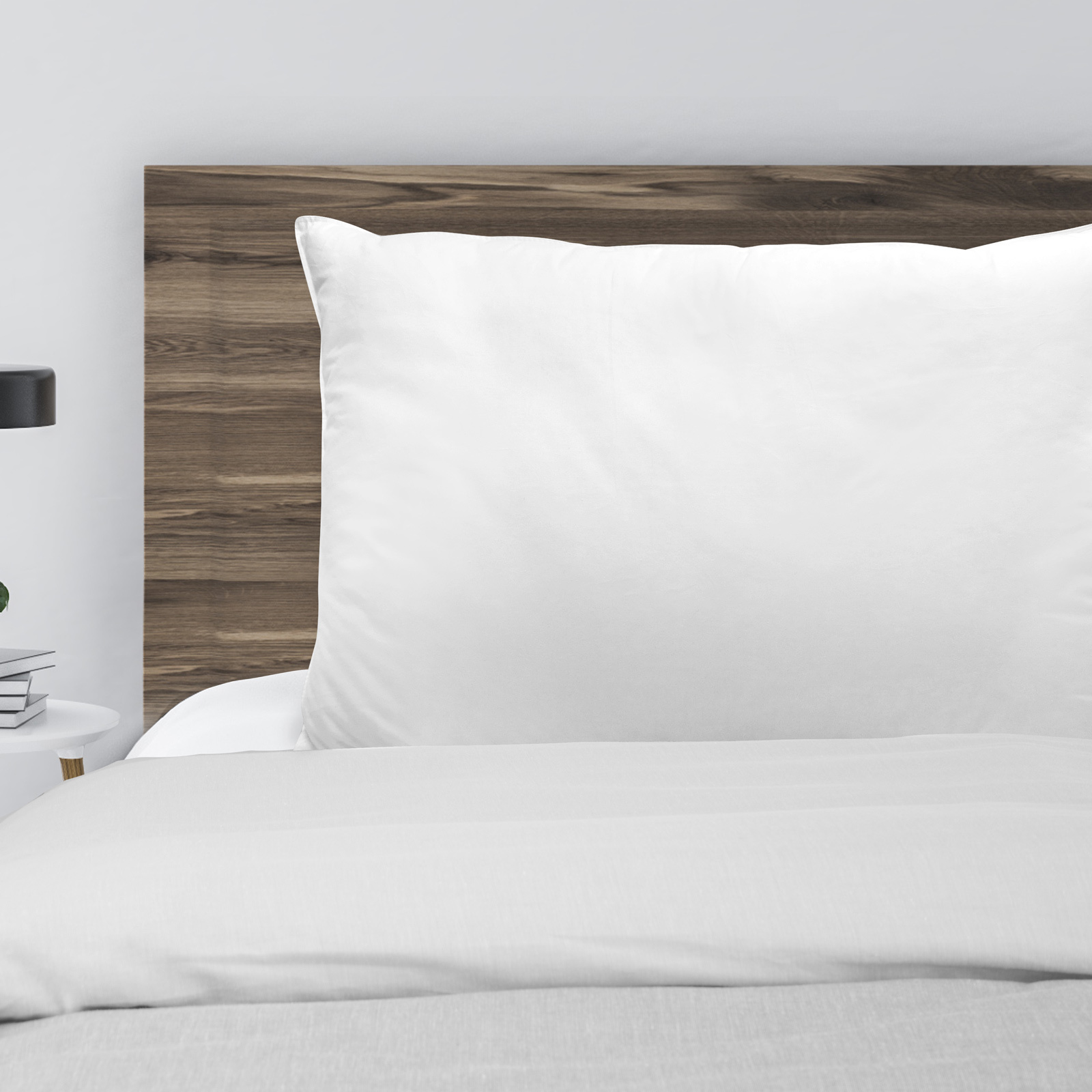 Luxury Bamboo Gusset Pillow Twin Pack