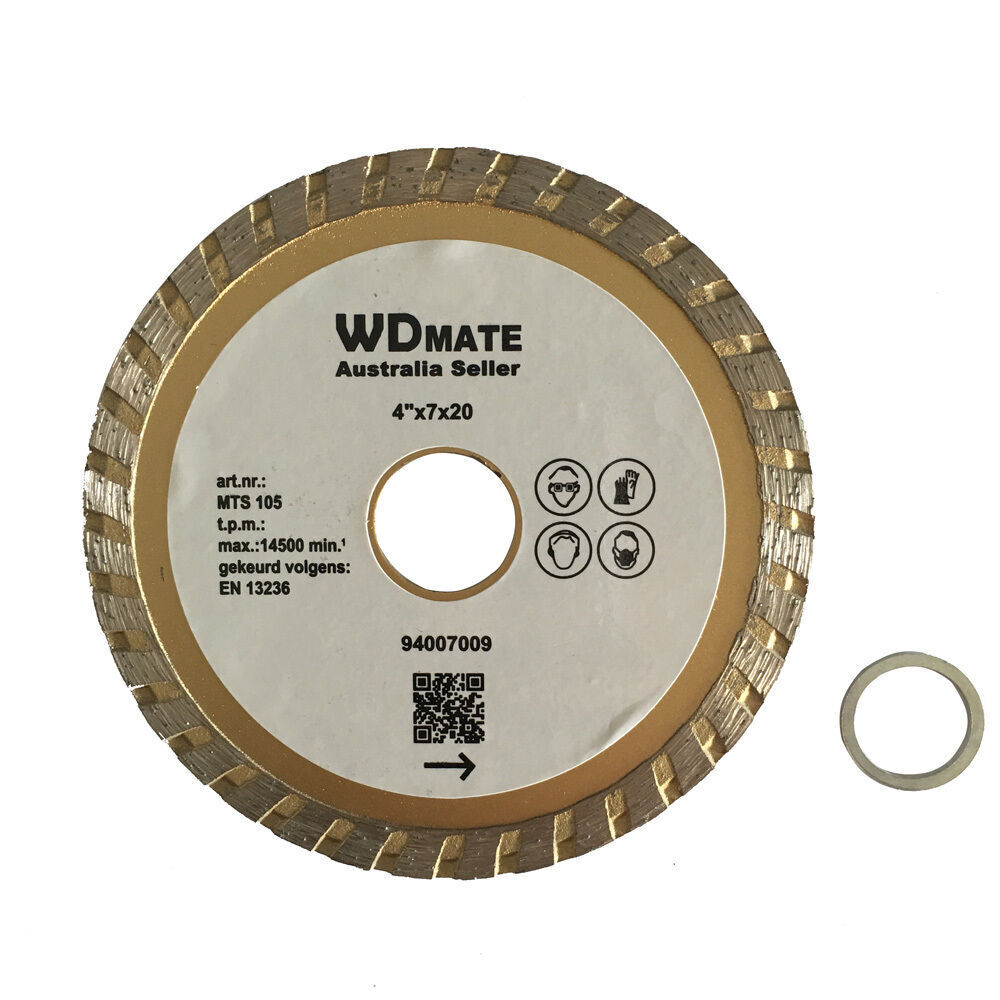 Dry Wet Diamond Cutting Disc Wheel 105mm 4" Saw Blade 20mm 20/16mm Turbo Tile Price