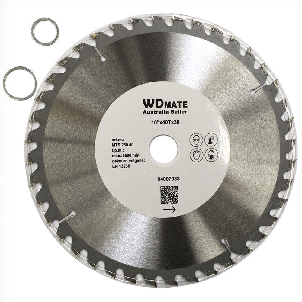 250mm Circular Saw Blade 40T Wood Wheel Cutting Disc Timber ATB Sharp 10" TCT Price