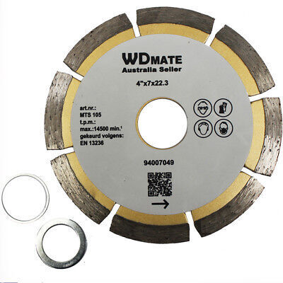 105mm Dry Diamond Cutting Disc 2.0*7mm 4.0" Segment Saw Blade Wheel 22.3mm Price