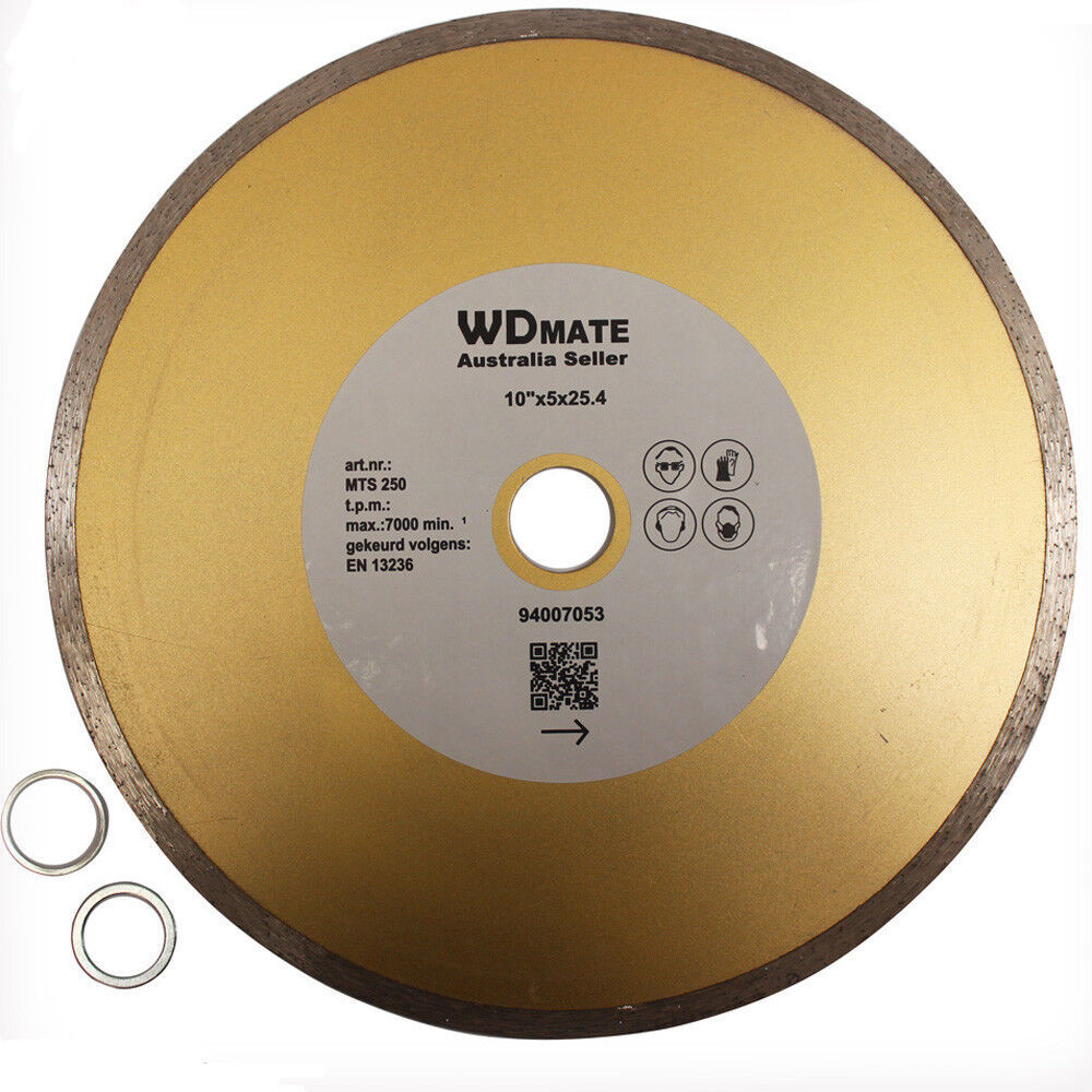 Wet Diamond Cutting Disc Wheel 254mm Continuous 10" Saw Blade 2.4*5.0*25.4mm Price