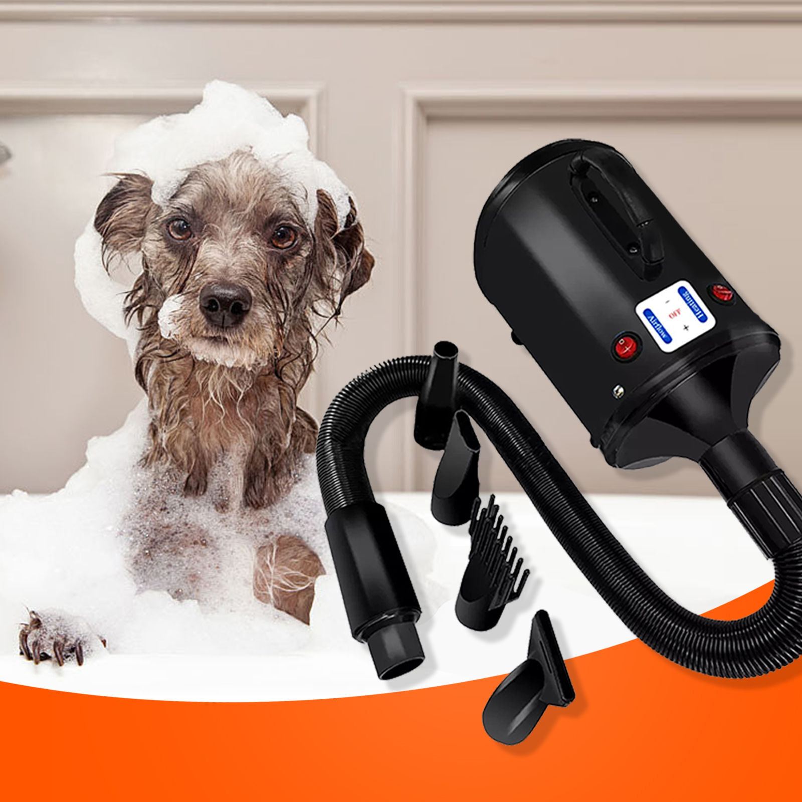Dog Cat Hair Dryer Grooming Blow Speed 2000W Pet Hairdryer Blower Heater Blaster Price