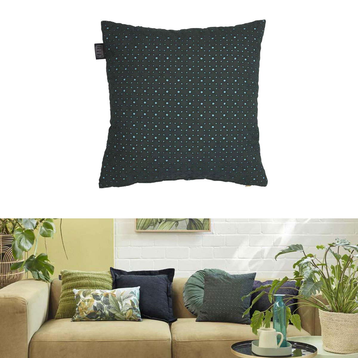Bedding House Chelsy Square Filled Cushion 40cm x 40cm Price