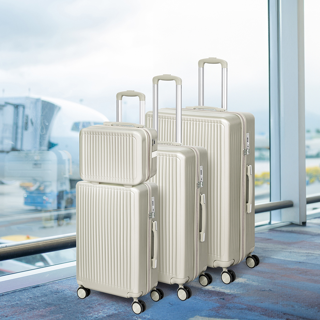 Luggage Suitcase Trolley Set Travel Lightweight 4pc 14"+20"+24"+28" Price