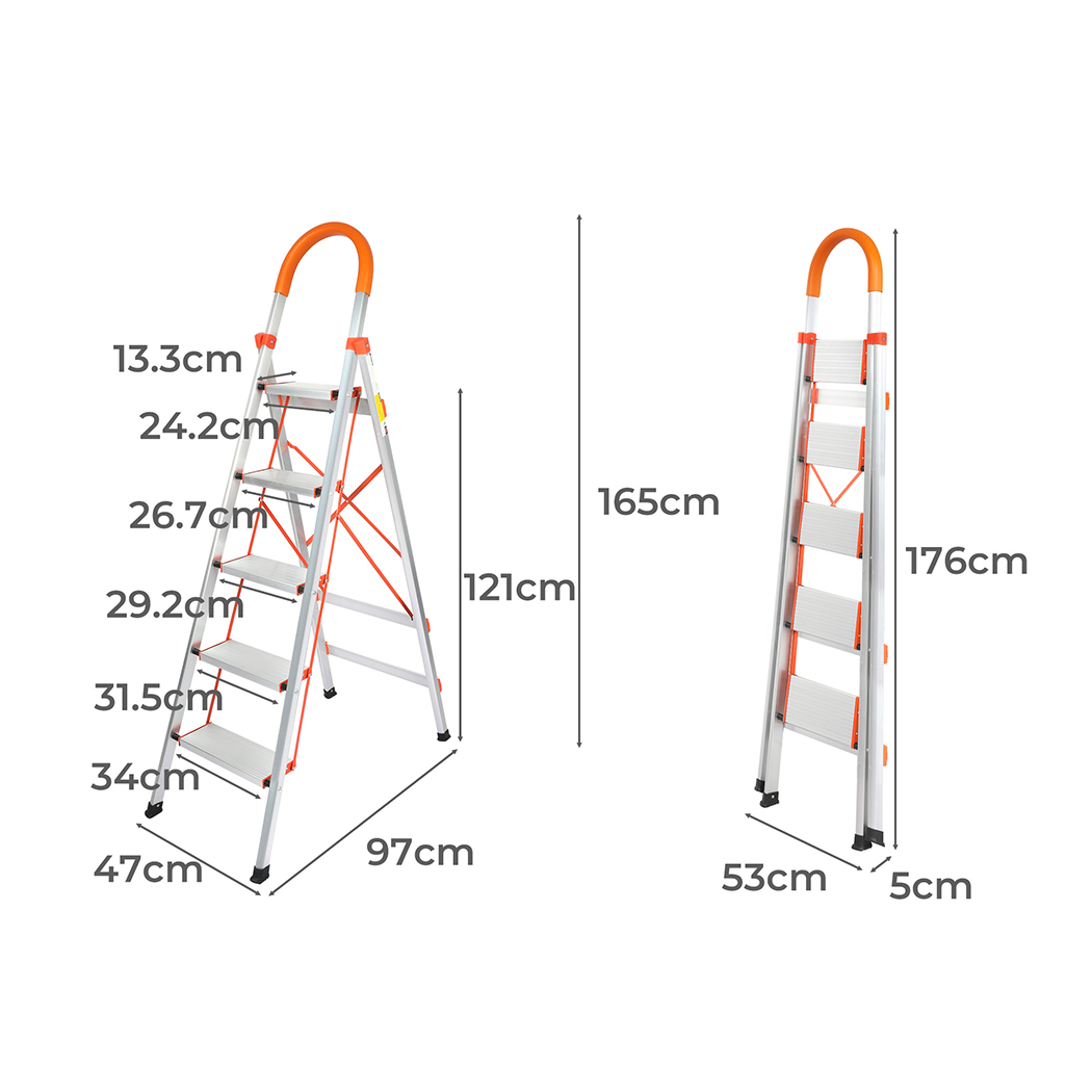 5 Step Ladder Folding Aluminium Price