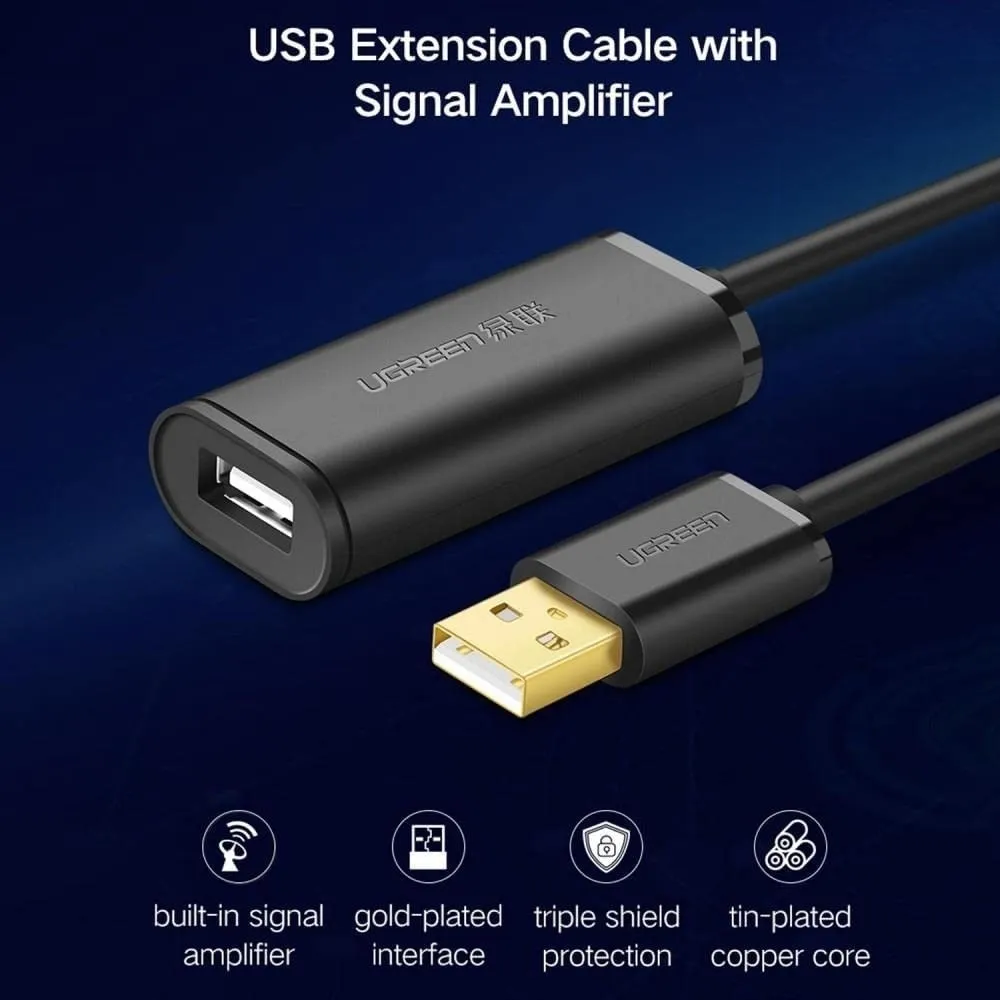 UGREEN 10321 USB 2.0 Active Extension Cable with Chipset 10M Price