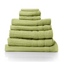 Royal Comfort Eden Egyptian Cotton 600GSM 8 Piece Luxury Bath Towels Set