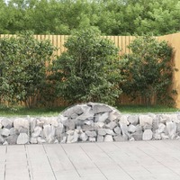 Arched Gabion Basket Galvanised Iron Gabion Garden Beds