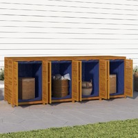 Garden Storage Box Solid Wood Acacia