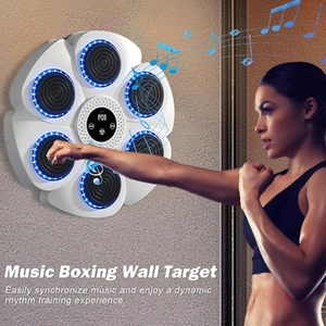 Bluetooth Boxing Machine Wall Mount White, Gloves Included