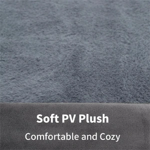 XL Size Orthopedic Dog Bed 3-Side Comfort Bolster Padded Calming Mattress Bed with Removable Cover