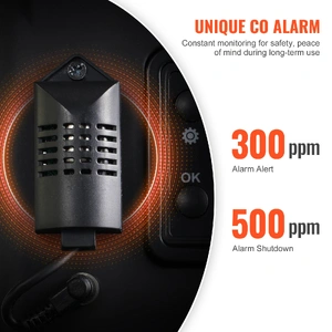 8KW Diesel Heater, 12V/24V All in One Diesel Air Heater, Bluetooth APP Control, Remote Control and Display Screen, CO Alarm, Fast Heating Vertical Por