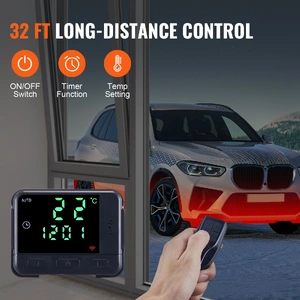 Diesel Air Heater, 12V 2KW Diesel Heater with Remote Control and LCD Display, 10L Fuel Tank Diesel Parking Heater, Rapid Heating for RV Trailer Camper
