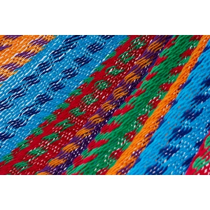 Queen Size Outdoor Cotton Mexican Hammock in Colorina Colour