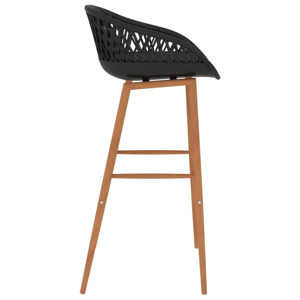 Bar Chairs 4 pcs Black Price