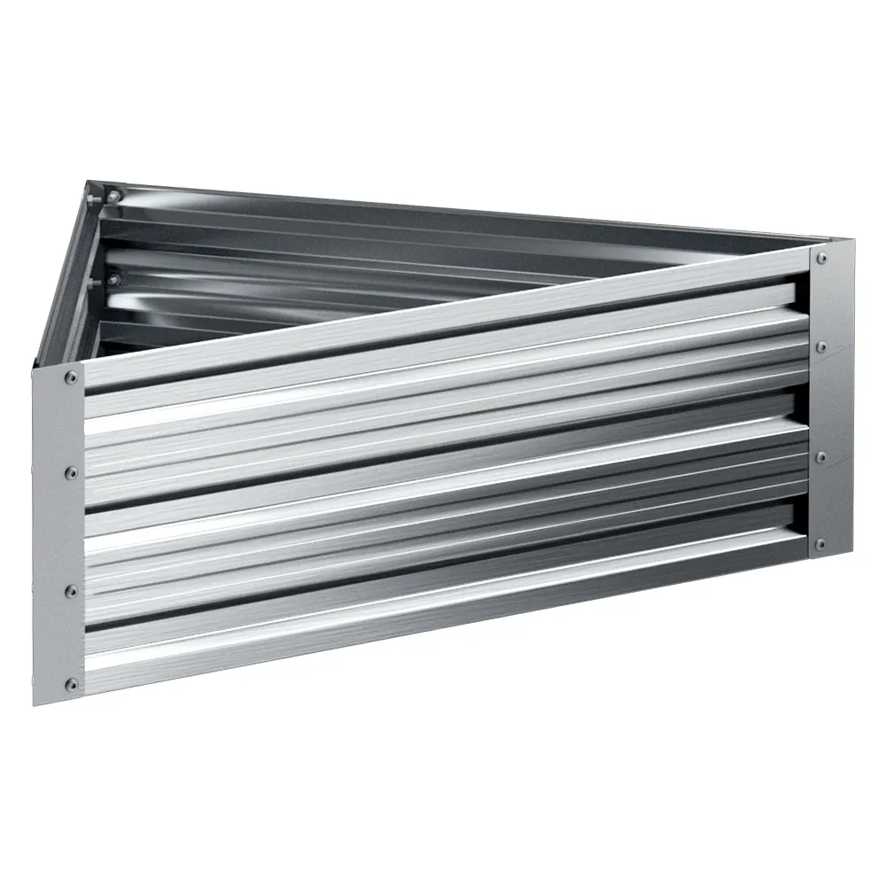 Green Fingers Garden Bed 86x86x30cm Planter Box Raised Container Galvanised Herb Price