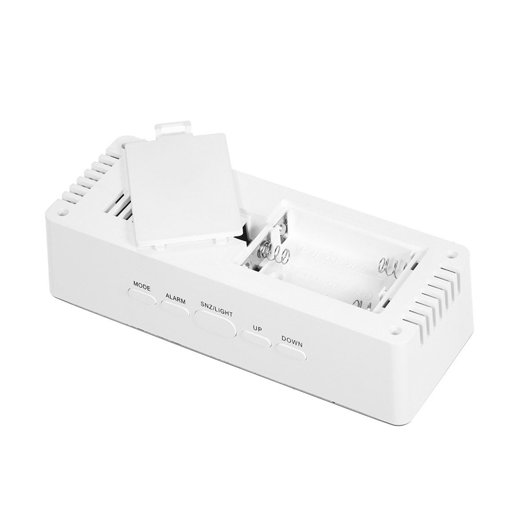 Digital LED Mirror Alarm Clock Temperature LED Light Table Time Bedside