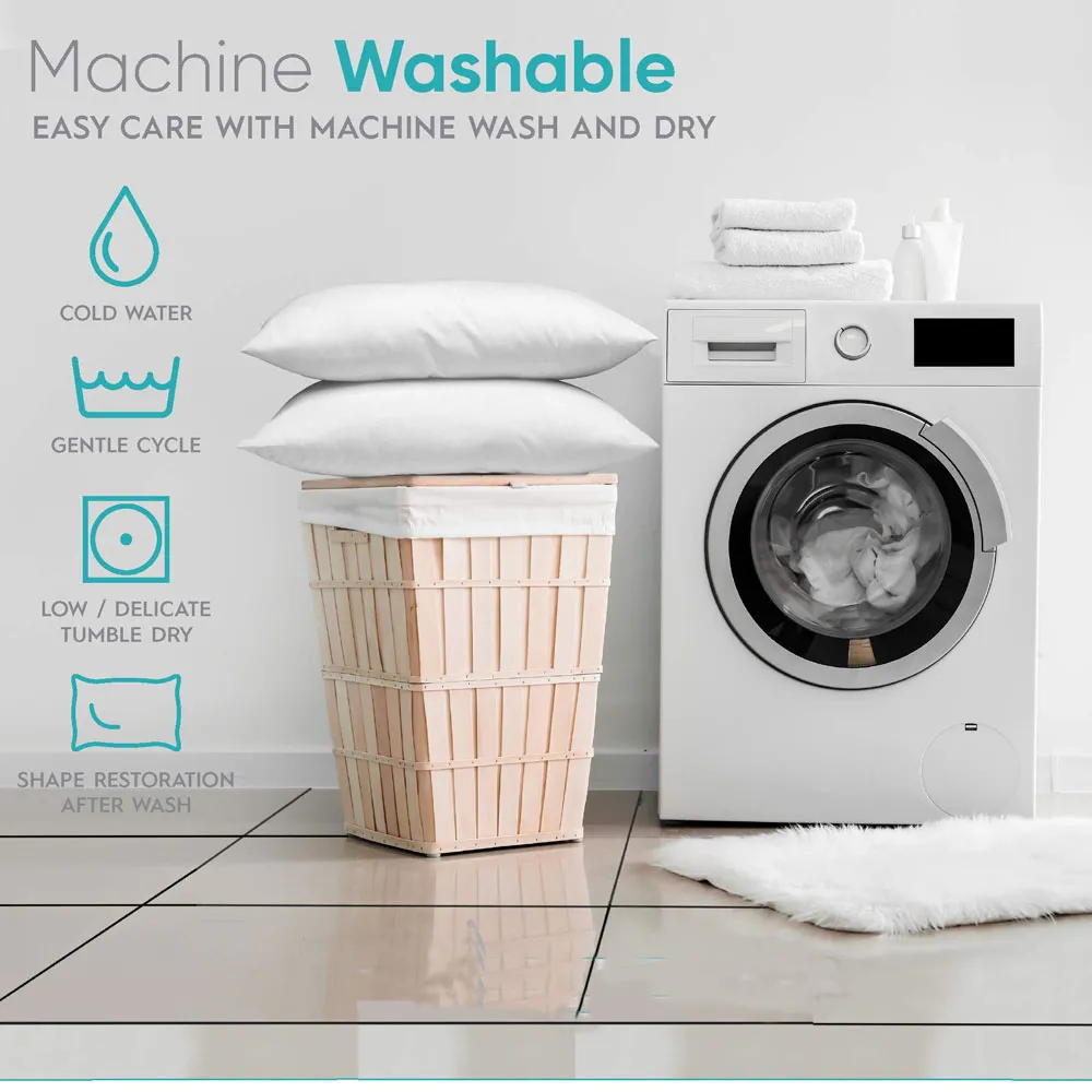 2 Premium Hotel 1150g Pillows 74CM x 48CM Pillows Breathable Cotton Price