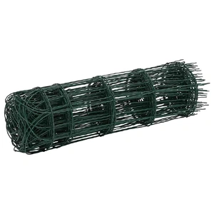 Garden Border Fence Powder-coated Iron 25x0.65 m