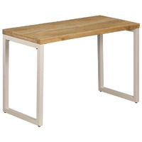 Dining Table Office Desk with Steel Leg