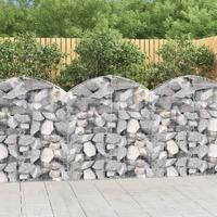 Arched Gabion Basket Galvanised Iron Gabion Garden Beds Range 3