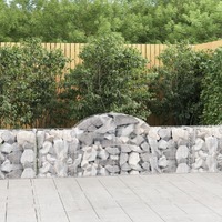 Arched Gabion Basket Galvanised Iron Gabion Garden Beds