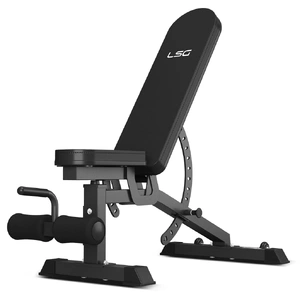 LSG GRK100 with FID Bench and 90kg Olympic Bars and Tri - Grip Weights