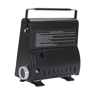 AMZ 1700W 2-in-1 Portable Outdoor Camping Butane Gas Heater Stove Steel Iron Aluminium Metal Manual Application for Travel
