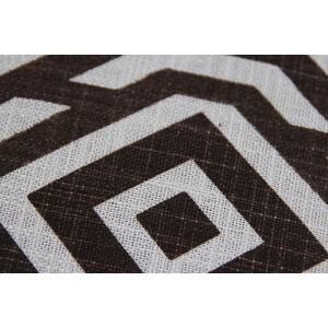Cafe Lounge Couch Ramie Cotton Fabric Accent Dining Relax Chair Pub Seating Brown New