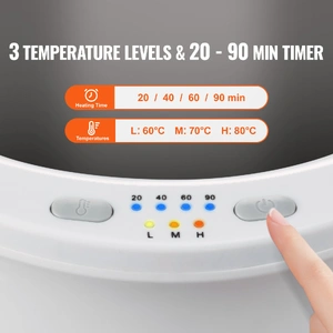 Towel Warmer Bucket, 20L Large Towel Warmer for Bathroom, Auto Shut Off Towel Heater with 4-Level Timer Fits up to Two 40"x70" Oversized Towels, Bathr