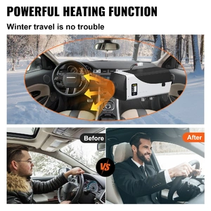 5KW Diesel Air Heater 10L Tank Diesel Heater 12V Diesel Parking Heater Muffler with LCD Thermostat and Remote Control for RV Bus Trailer Motor-home an