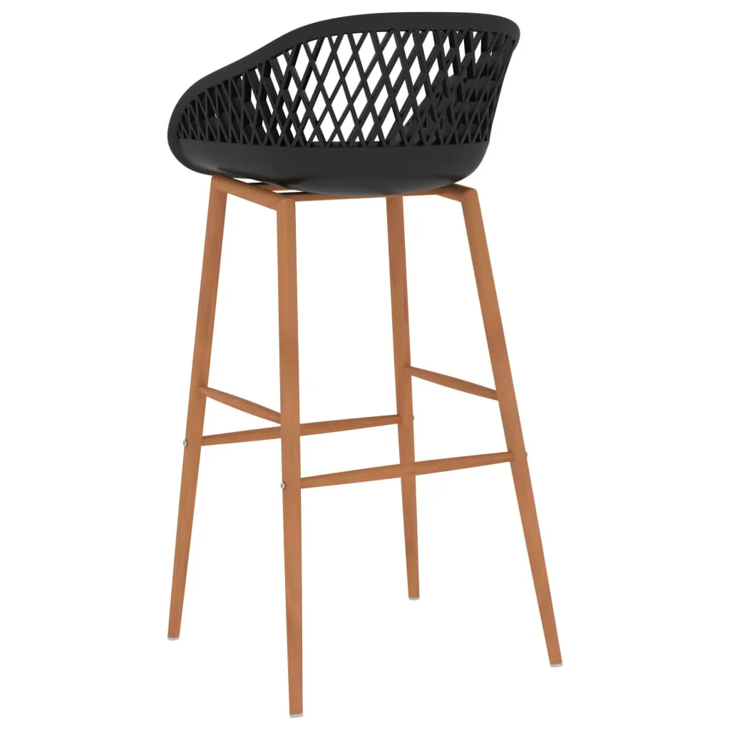 Bar Chairs 4 pcs Black Price