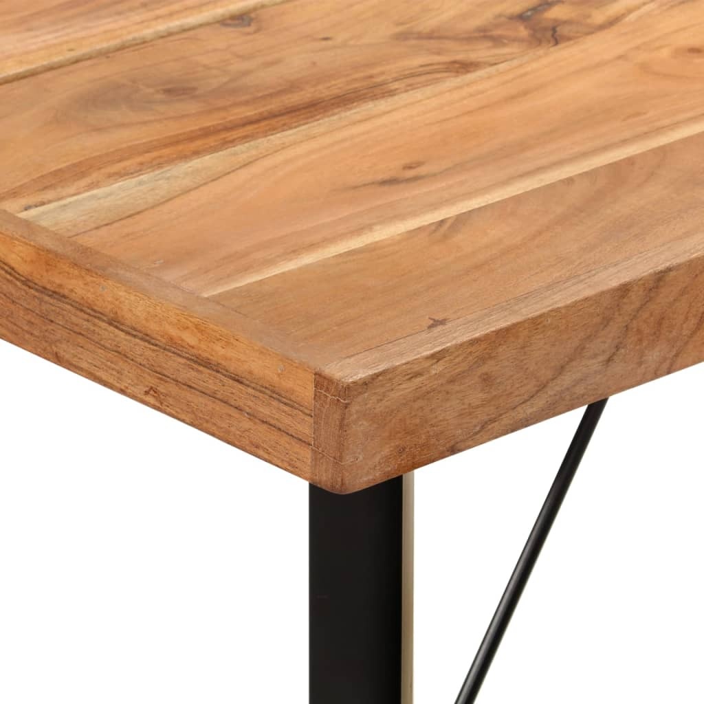 Bar Table 150x70x107 cm Solid Wood Acacia and Iron Price