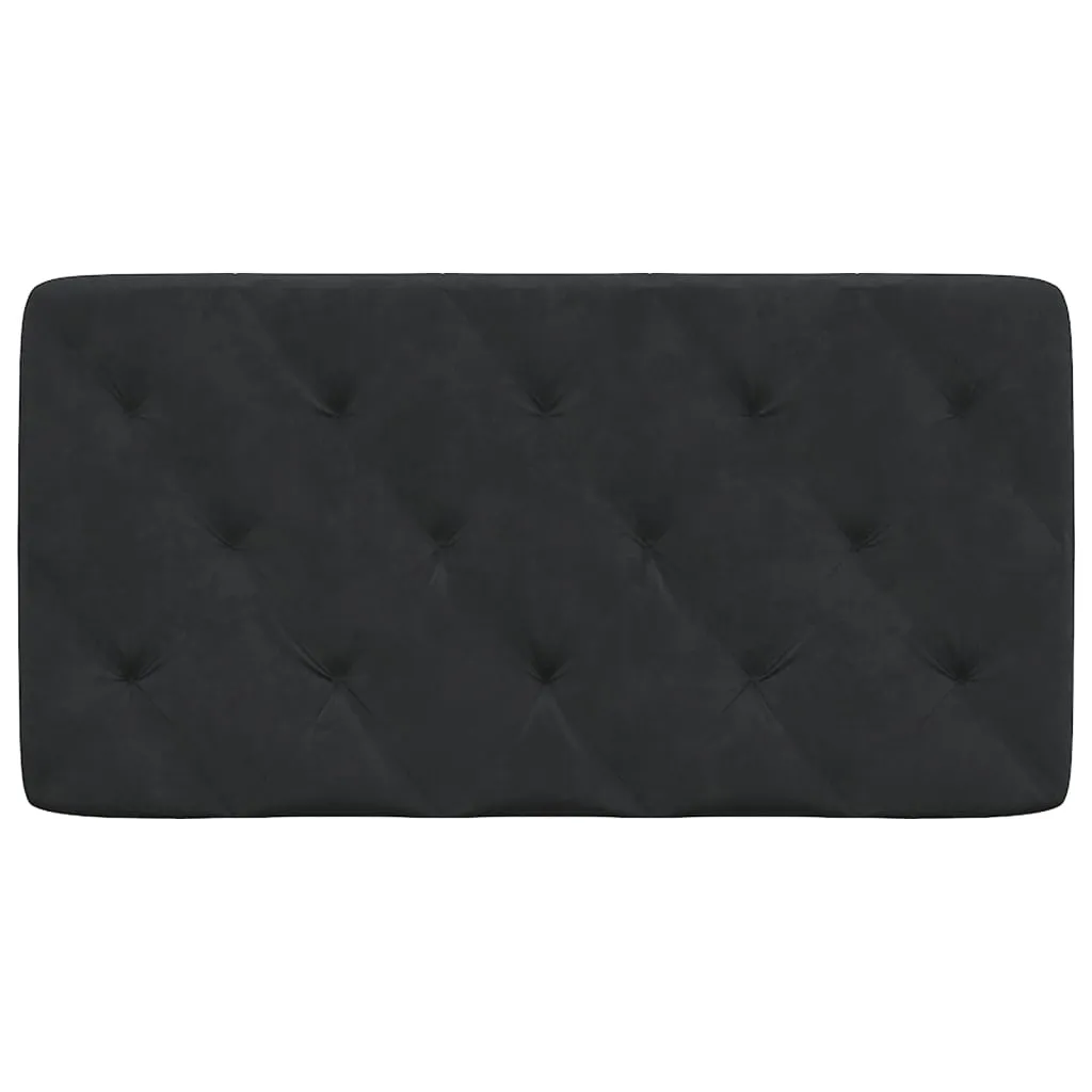 Headboard Cushion Black 107 cm King Single Velvet Price