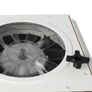Caravan Roof Vent Hatch RV Shower Air Exhaust 12V Fan LED Light Trailer