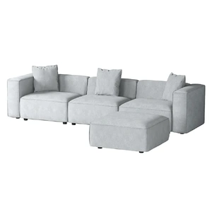 Alvin Grey Modular Sofa Lounge Set Collection
