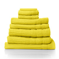 Royal Comfort Eden Egyptian Cotton 600GSM 8 Piece Luxury Bath Towels Set