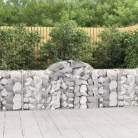 Arched Gabion Basket Galvanised Iron Gabion Garden Beds