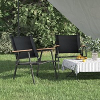 Camping Chairs 2 pcs Oxford Fabric