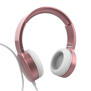 Wired Headphones with 40mm Drivers Rose Gold