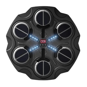 Wall-Mounted Smart Boxing Game with LED & Gloves