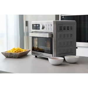 16L Stainless Steel Air Fryer Convection Oven with Dual-Heating