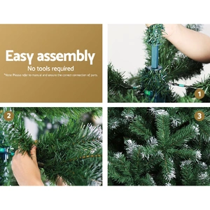 Christmas Tree 2.1m Snowy Xmas Tree Decoration 905 Tips