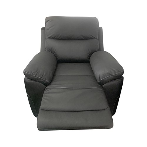 1R Finest Fabric Electric Recliner Feature Multi Positions Ultra Cushioned USB Outlets in Charcoal Colour Price