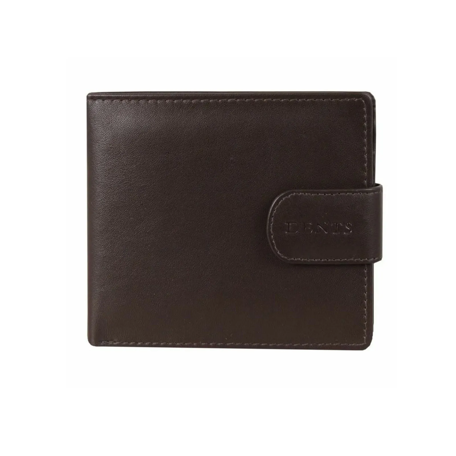 DENTS WALLET Genuine Italian LEATHER Mens Credit Card Holder Bifold GIFT BOX - Price