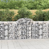 Arched Gabion Basket Galvanised Iron Gabion Garden Beds