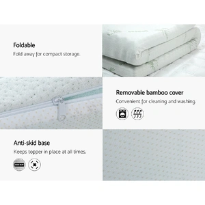 Memory Foam Mattress Topper Gel 5cm Queen