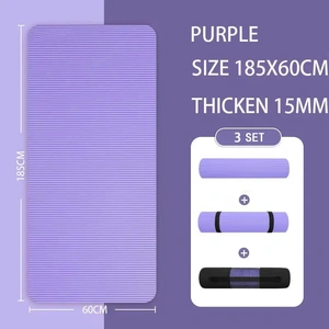 Thickened Anti-Slip Yoga Mat Exercise Pilates Foam Mat