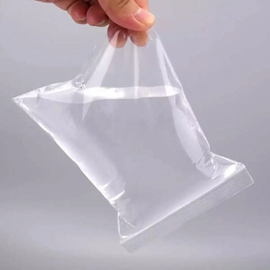 100PCS 100micron Bulk Clear Resealable PE Plastic Zip Bags - 4*6CM
