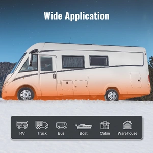 Diesel Air Heater, 12V 2KW Diesel Heater with Remote Control and LCD Display, 10L Fuel Tank Diesel Parking Heater, Rapid Heating for RV Trailer Camper